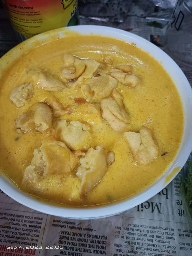 Delicious Kadhi prepared by COOX