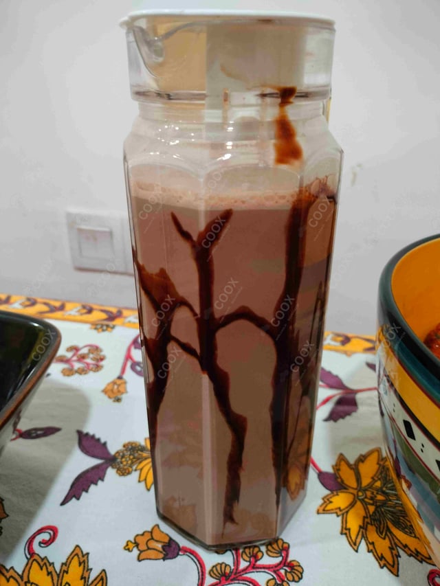 Delicious Chocolate Milkshake prepared by COOX