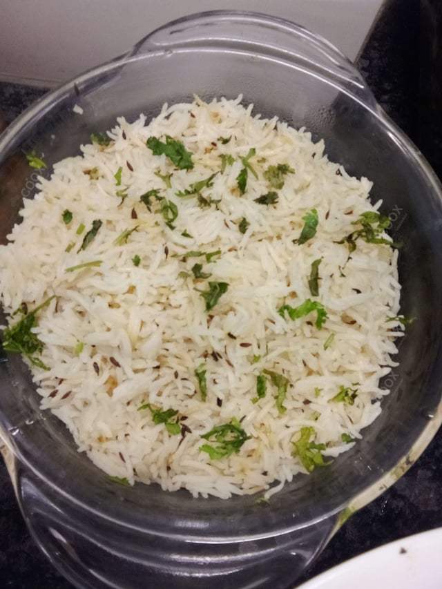 Delicious Jeera Rice prepared by COOX