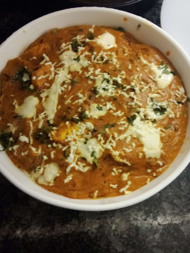 Delicious Paneer Lababdar prepared by COOX