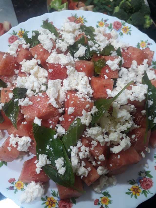 Delicious Watermelon Feta Salad prepared by COOX