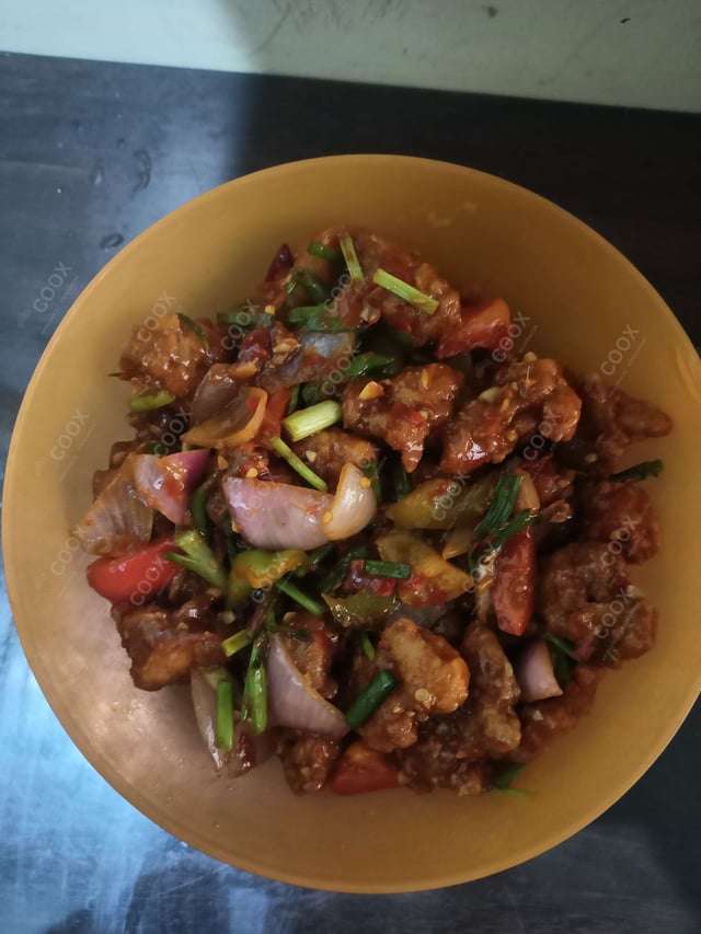 Delicious Chilly Chicken prepared by COOX