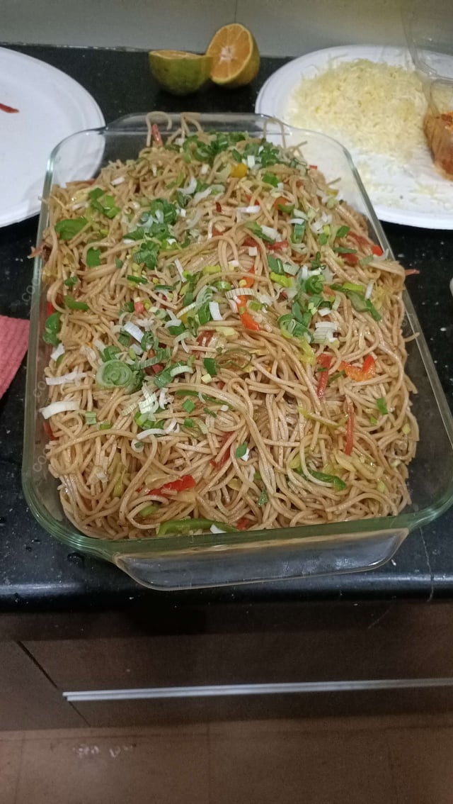 Delicious Chilly Garlic Noodles prepared by COOX