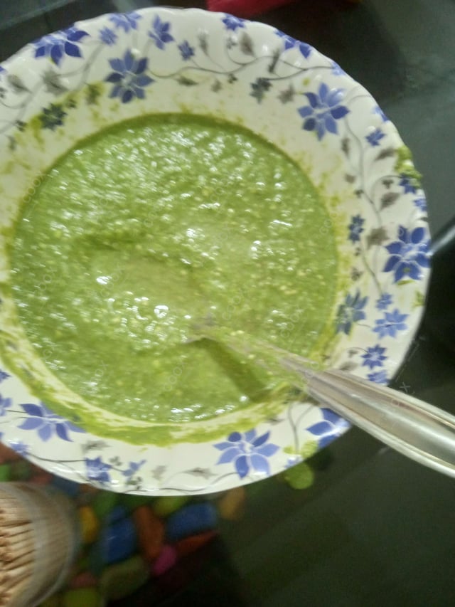 Delicious Green Chutney prepared by COOX