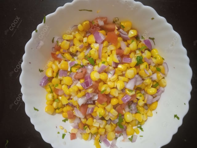 Delicious Corn Chaat prepared by COOX