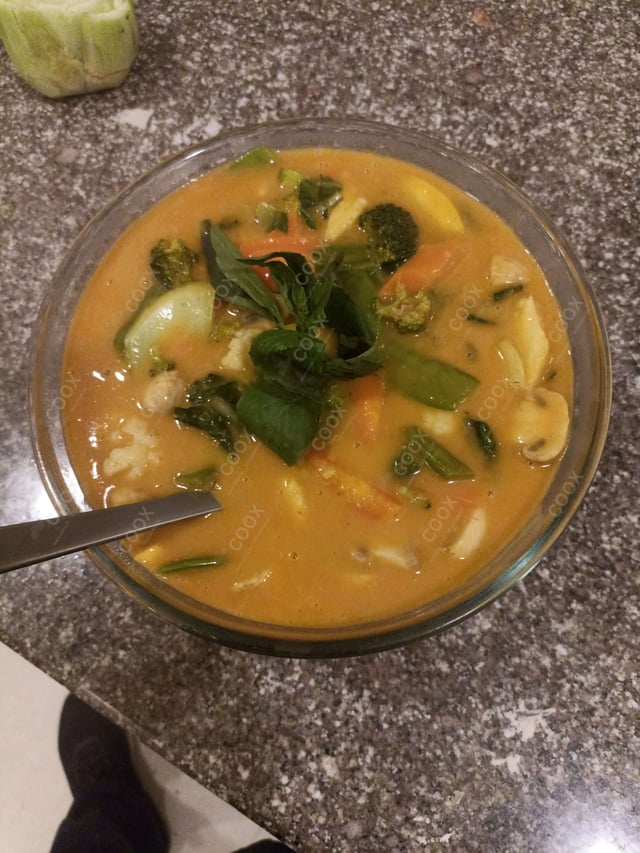 Delicious Red Thai Curry prepared by COOX