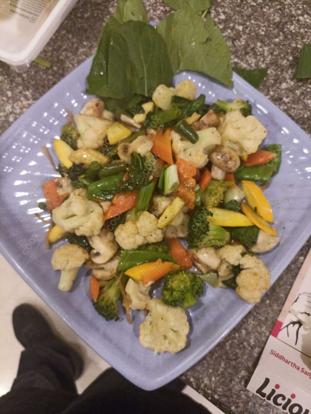 Delicious Vegetable Stir Fry prepared by COOX