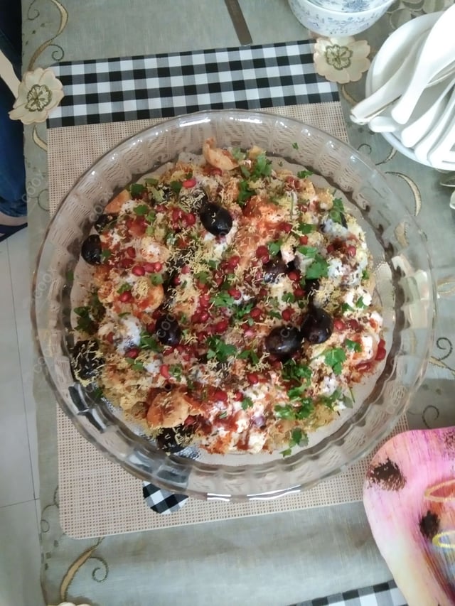 Delicious Palak Papdi Chaat prepared by COOX