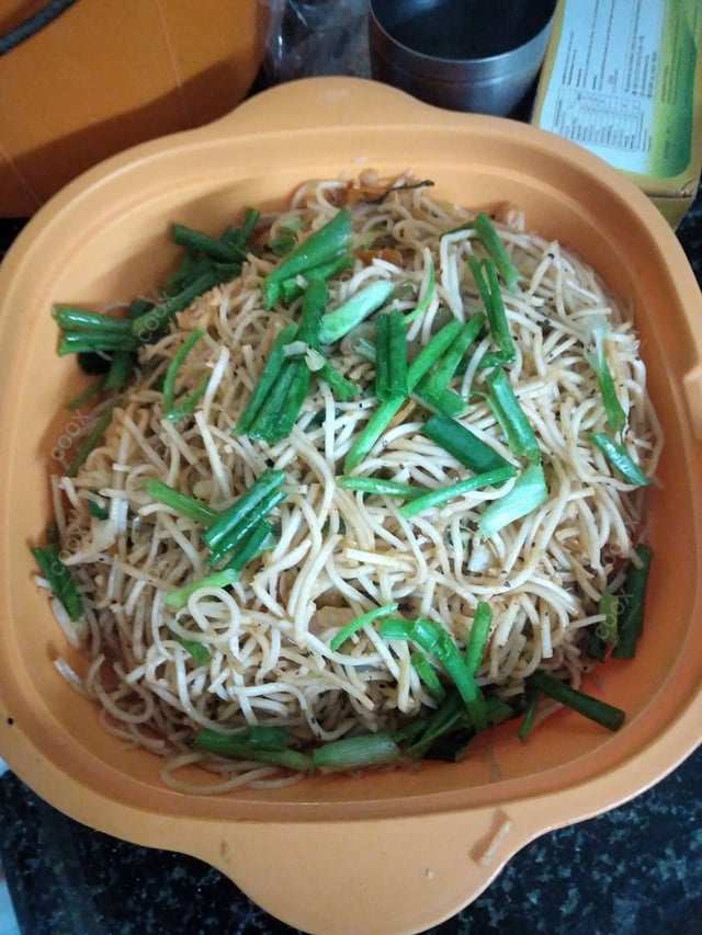 Delicious Veg Hakka Noodles prepared by COOX