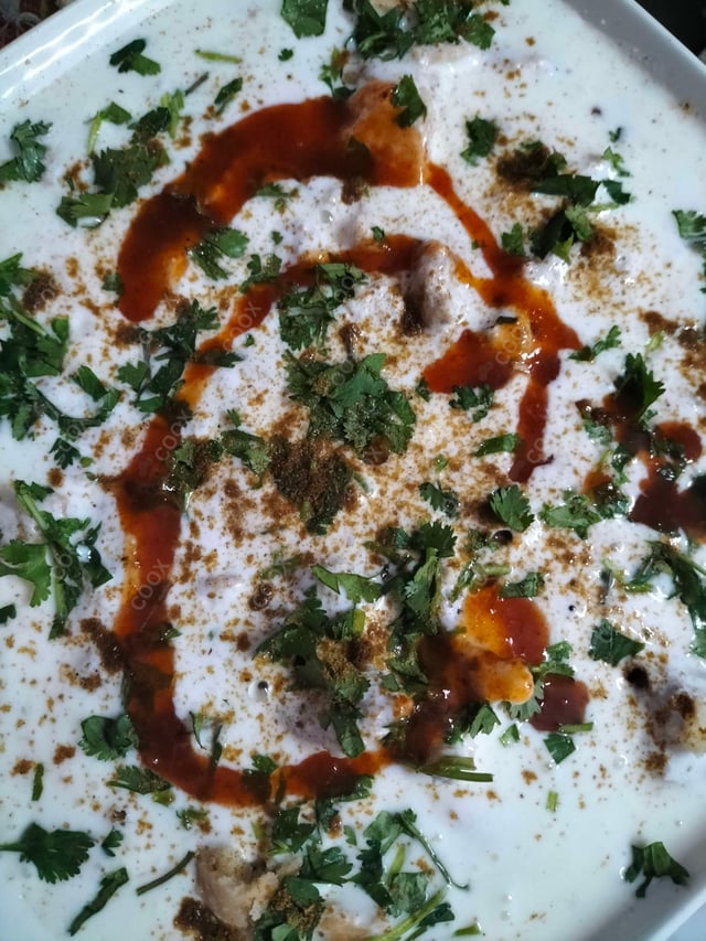 Delicious Dahi Bhalla prepared by COOX