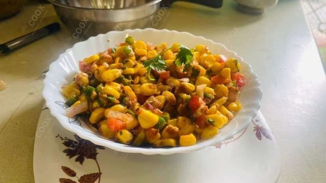 Delicious Corn Chaat prepared by COOX