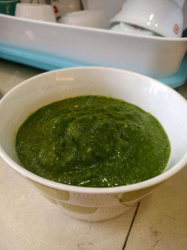 Delicious Green Chutney prepared by COOX