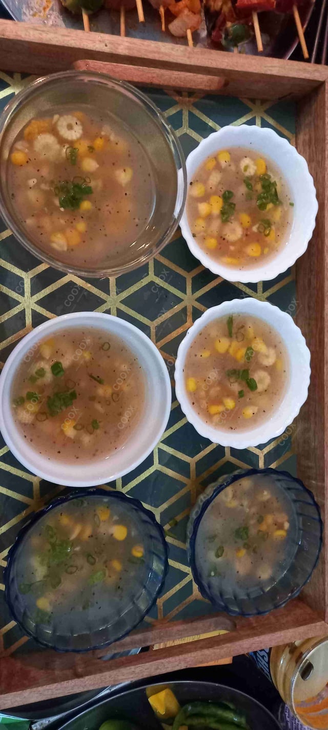 Delicious Sweet Corn Soup prepared by COOX