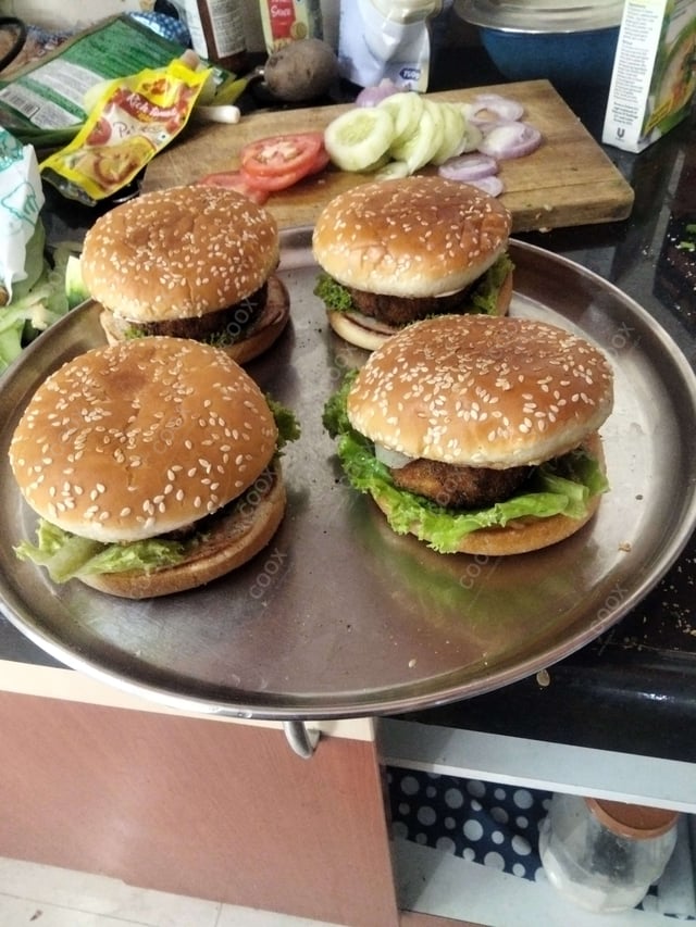 Delicious Mini Veg Burgers prepared by COOX