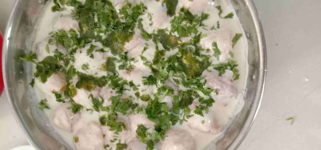 Delicious Dahi Bhalla prepared by COOX