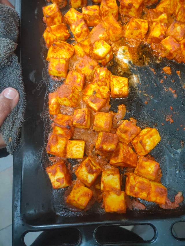 Delicious Paneer Tikka prepared by COOX