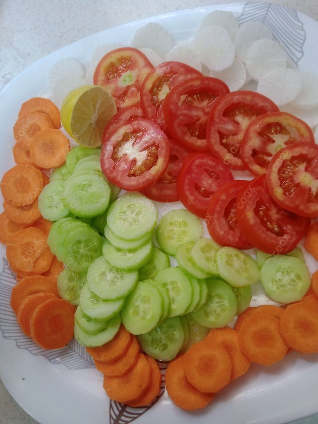 Delicious Salad, Papad prepared by COOX