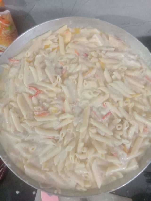 Delicious Pasta in White Sauce prepared by COOX