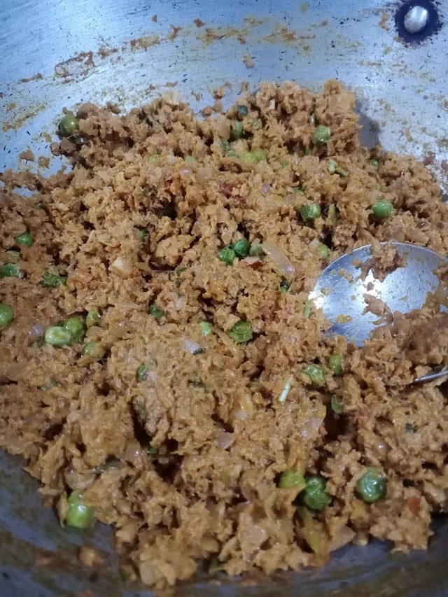 Delicious Matar Soyabean prepared by COOX