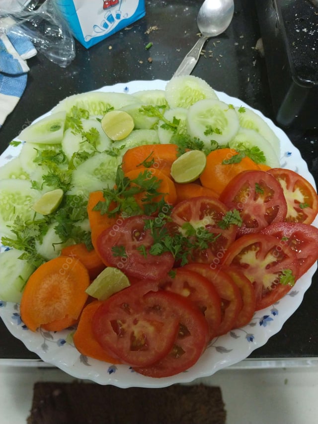 Delicious Salad, Papad prepared by COOX