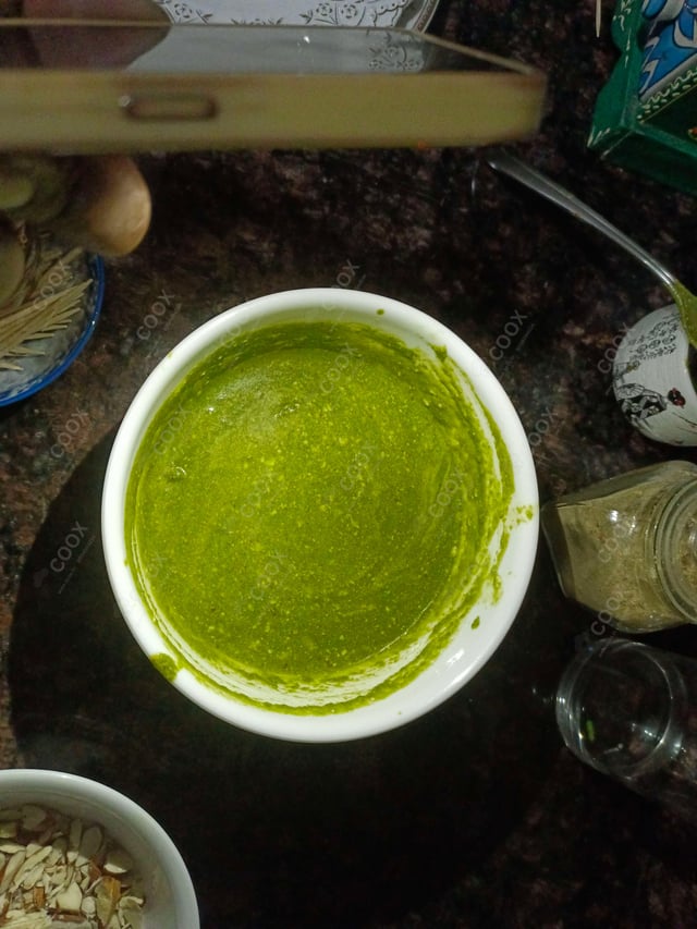 Delicious Green Chutney prepared by COOX