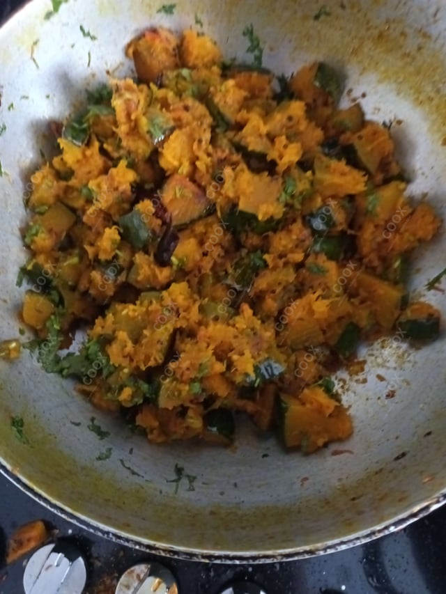 Delicious Kaddu ki Sabzi (Sitafal) prepared by COOX