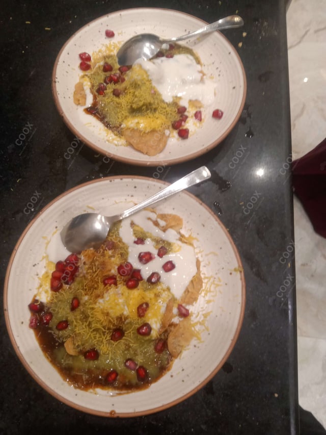 Delicious Papdi Chaat prepared by COOX