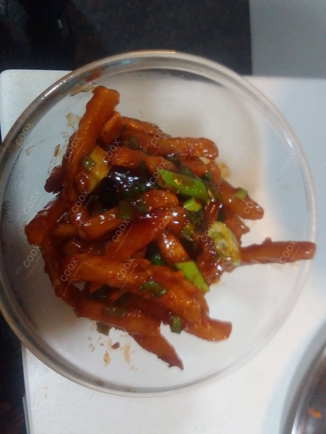 Delicious Honey Chilli Potato prepared by COOX