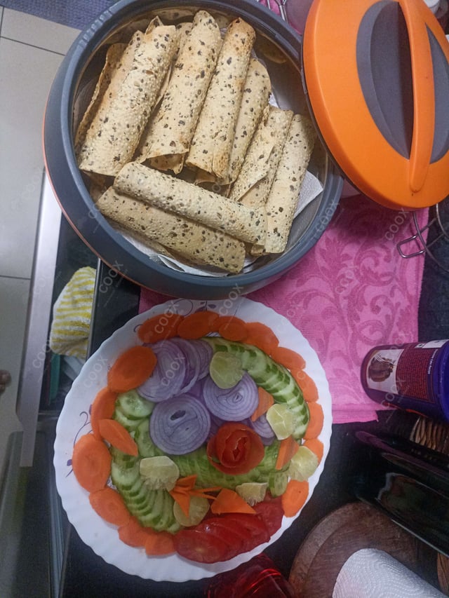 Delicious Salad, Papad prepared by COOX