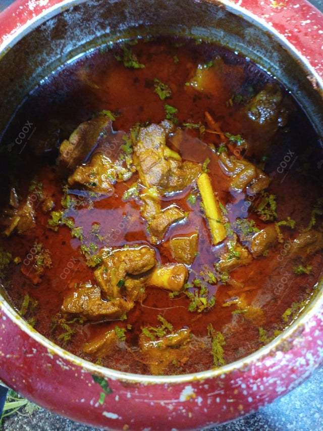 Delicious Mutton Rogan Josh prepared by COOX