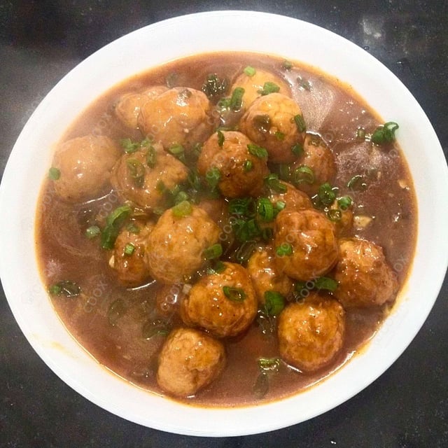 Delicious Chicken Manchurian (Gravy) prepared by COOX