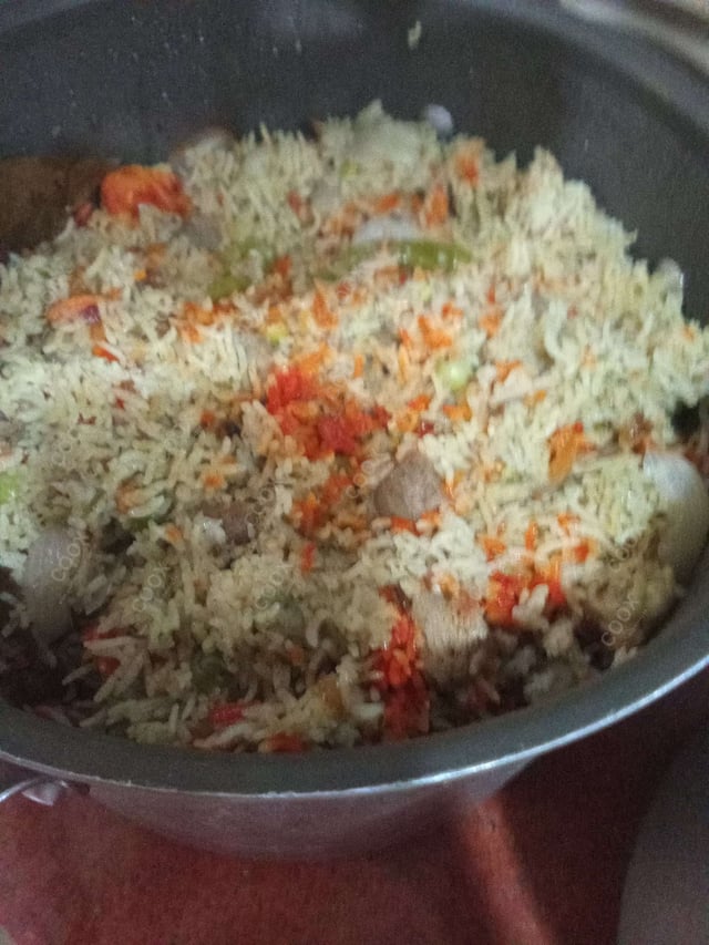 Delicious Veg Biryani prepared by COOX