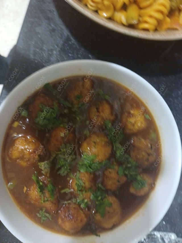 Delicious Veg Manchurian (Gravy) prepared by COOX