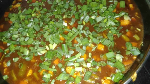 Delicious Mix Veg in Hot Garlic Sauce prepared by COOX