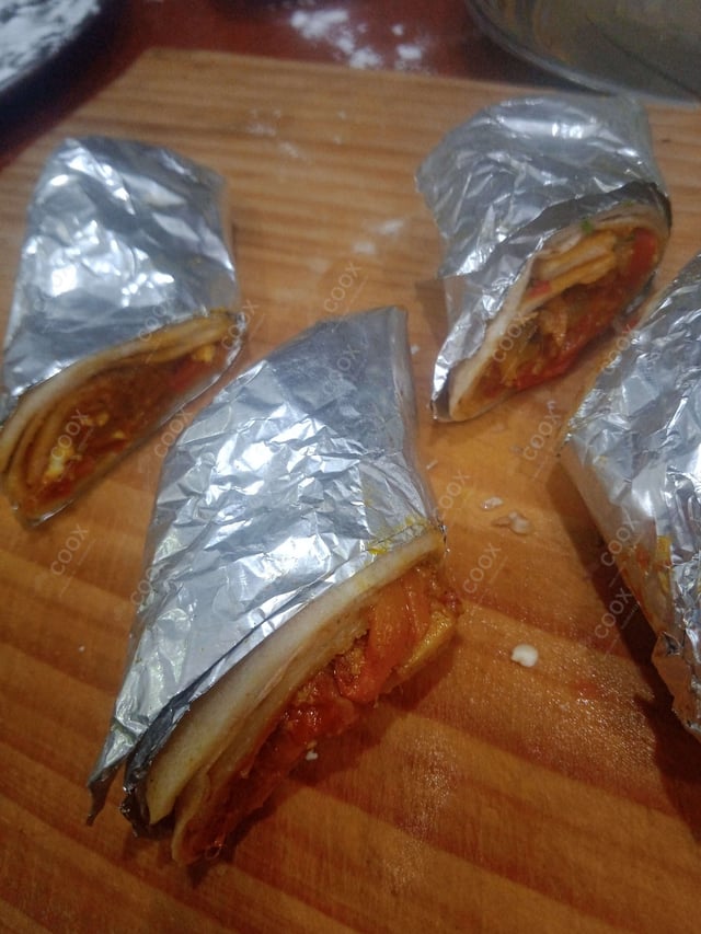 Delicious Veg Kathi Rolls prepared by COOX