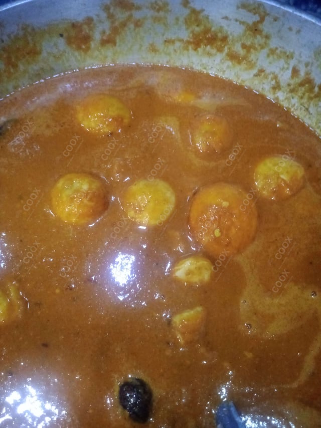 Delicious Egg Curry prepared by COOX