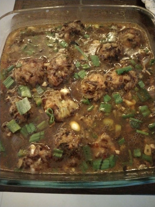 Delicious Veg Manchurian (Gravy) prepared by COOX