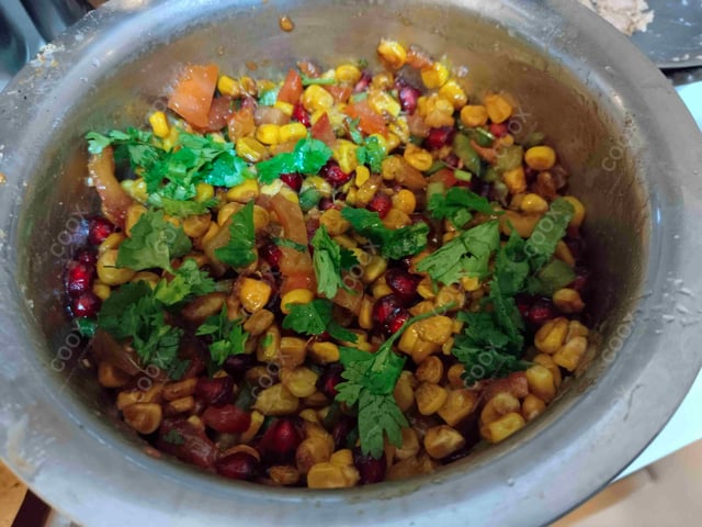 Delicious Corn Chaat prepared by COOX