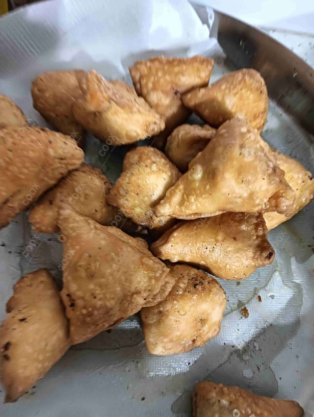 Delicious Keema Samosas prepared by COOX