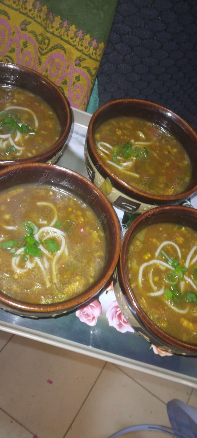 Delicious Vegetable Manchow Soup prepared by COOX