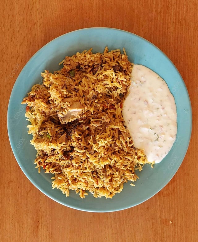 Delicious Chicken Biryani prepared by COOX