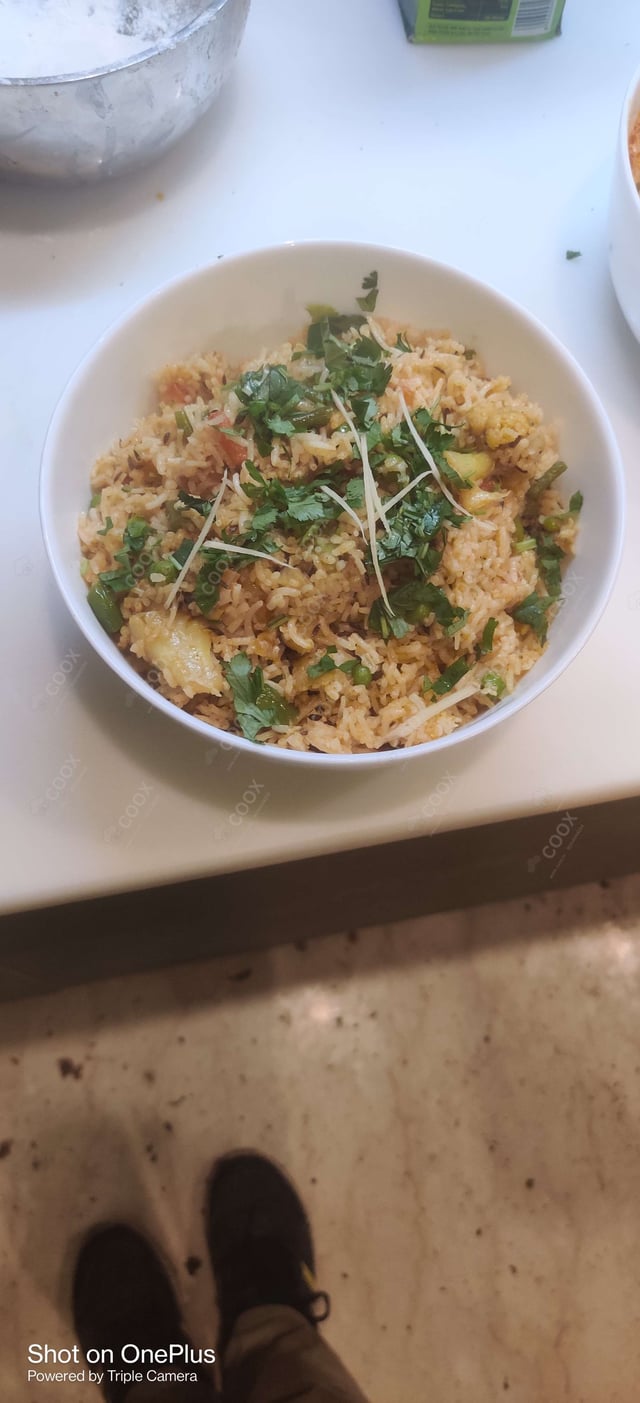 Delicious Veg Pulao prepared by COOX