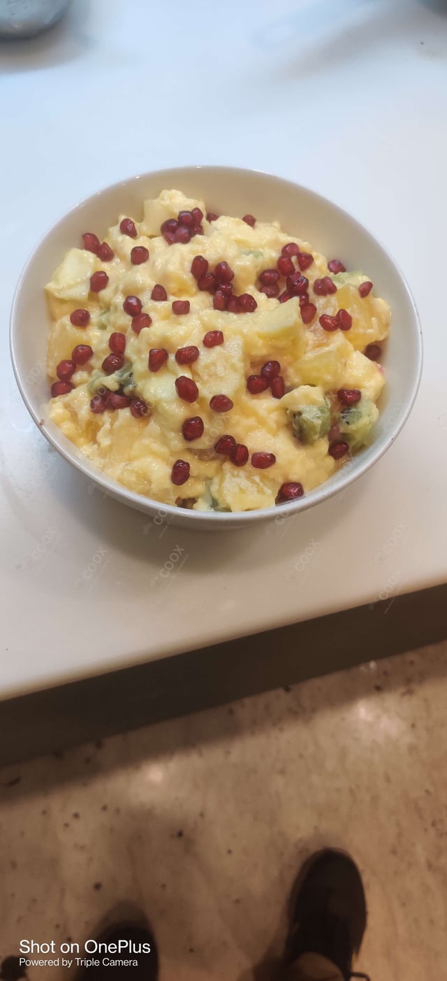 Delicious Fruit Cream prepared by COOX