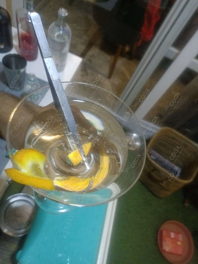 Delicious James Bond Martini prepared by COOX