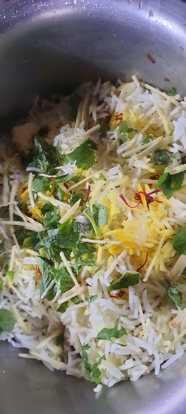 Delicious Veg Biryani prepared by COOX