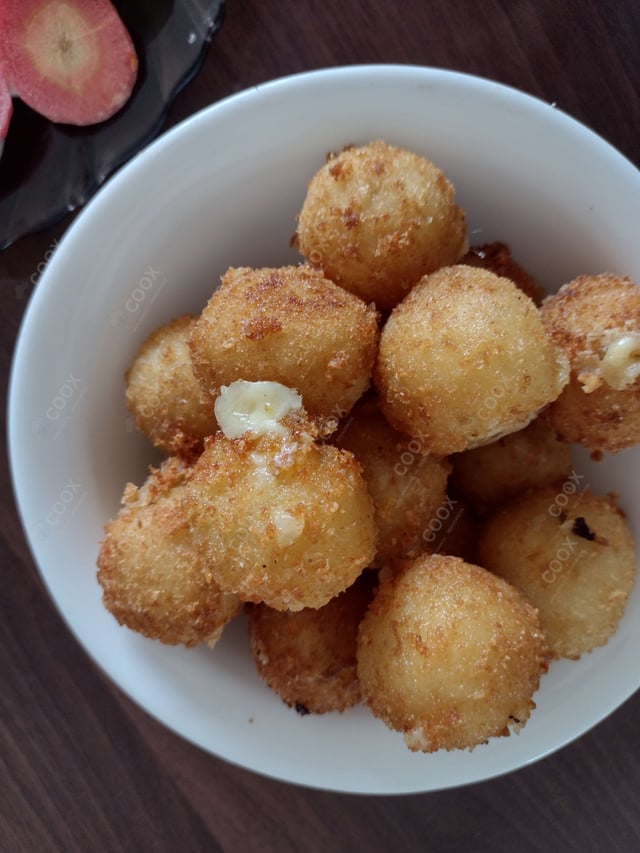 Delicious Fried Cheese Balls prepared by COOX