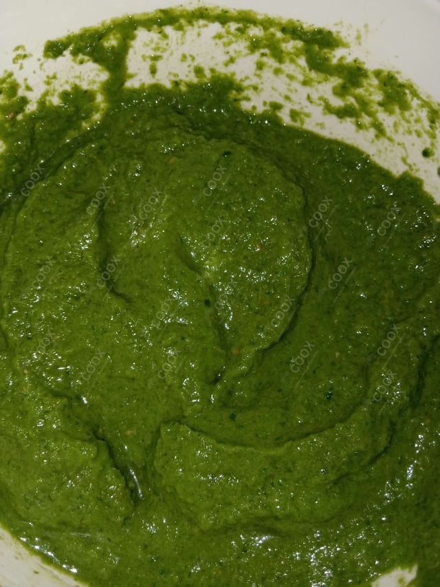 Delicious Green Chutney prepared by COOX