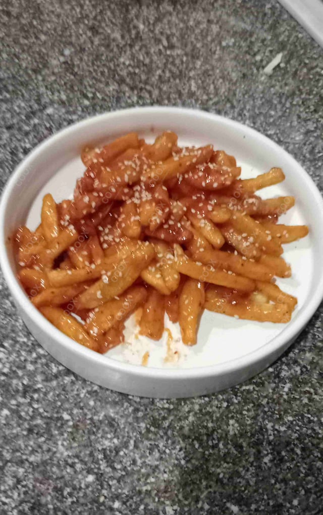 Delicious Honey Chilli Potato prepared by COOX