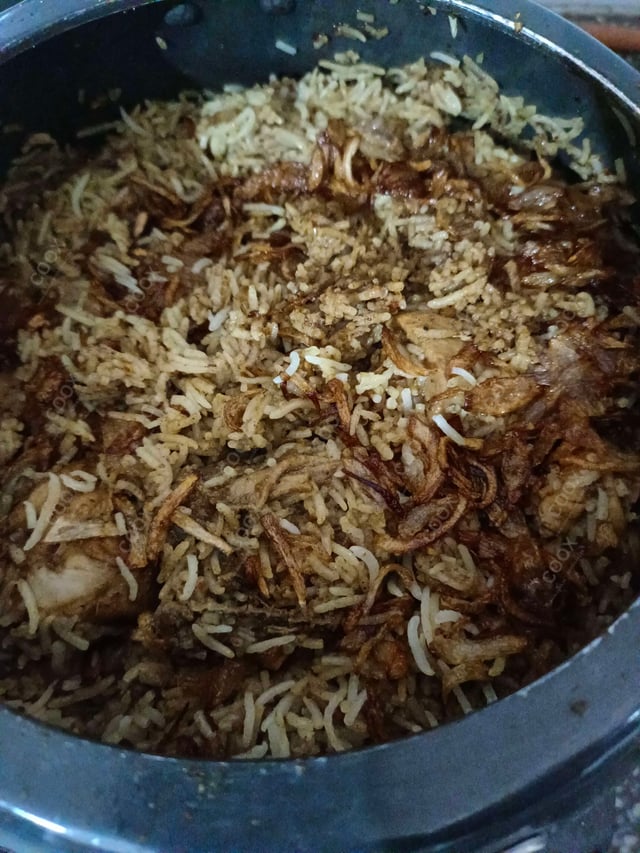 Delicious Chicken Biryani prepared by COOX