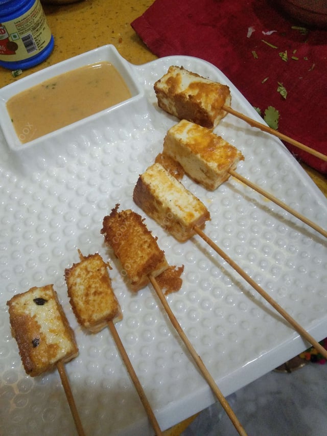 Delicious Thai Paneer Satay prepared by COOX